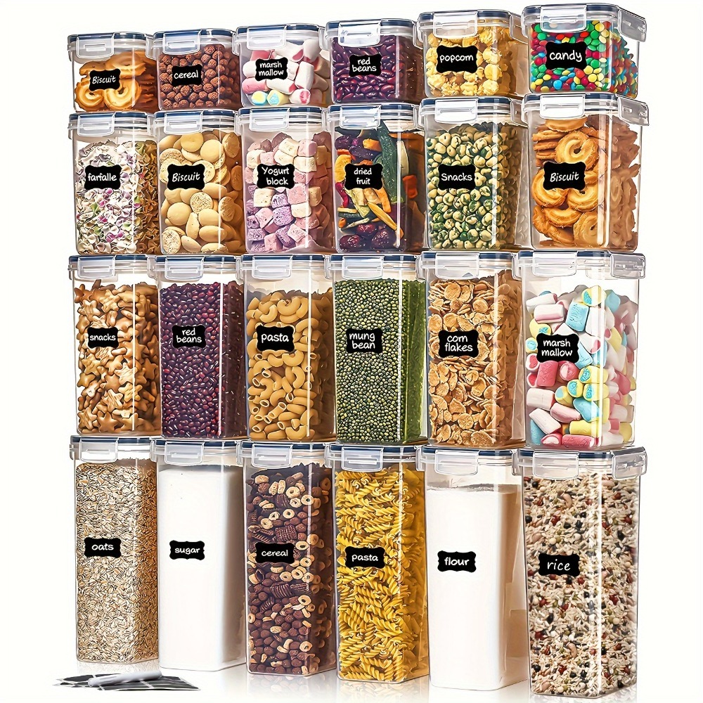 Kitchen Zo - 24 ชิ้น กล่องเก็บอาหาร 12 กล่อง 12