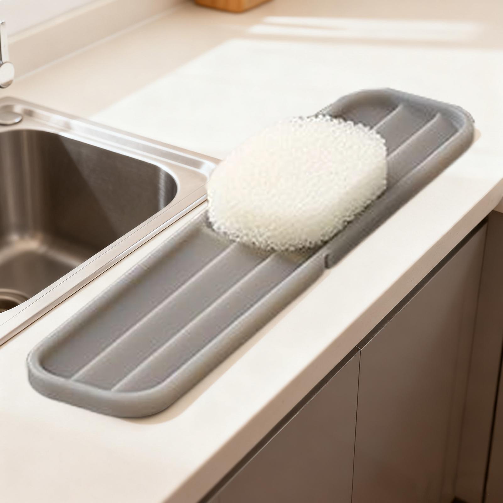 Kitchen Baking Counter - แผ่นรองจานซิลิโคนกันลื่น ขนาด 17.7 x 3 นิ้ว