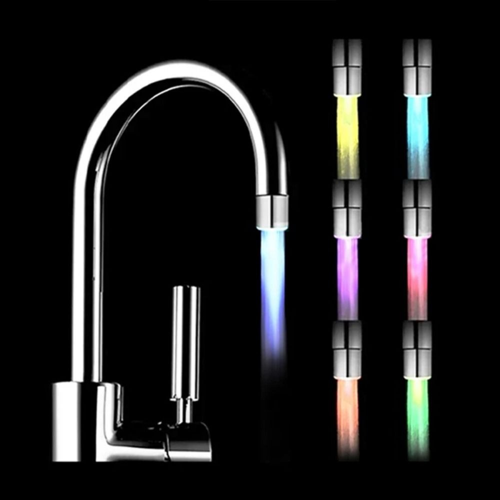 Kitchen Baking Kit - LED อุณหภูมิ 1/3/7 สี Light-up ก๊อกน้ําห้องครัวห้องน้ํา