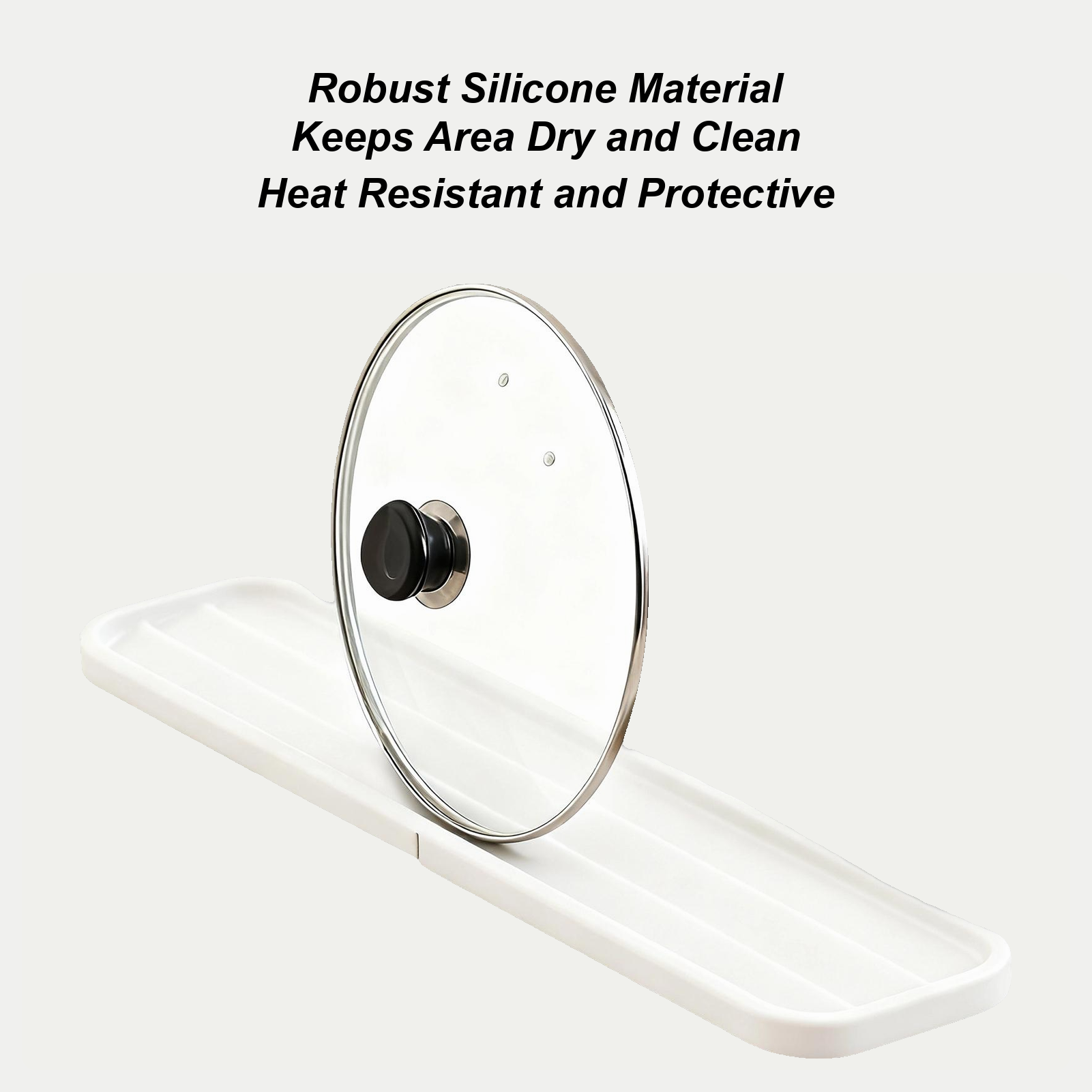 Kitchen Baking Counter - แผ่นรองจานซิลิโคนทนความร้อน ขนาด 17.7 x 3 นิ้ว