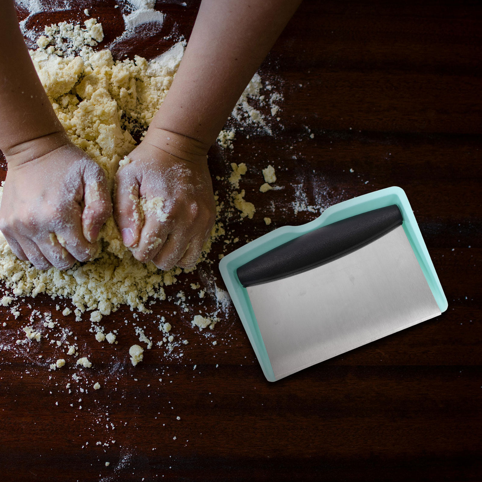 ชุดเครื่องมือตัดแป้งความทนทานส - Bench Scraper Dough บทวิจารณ์และราคา