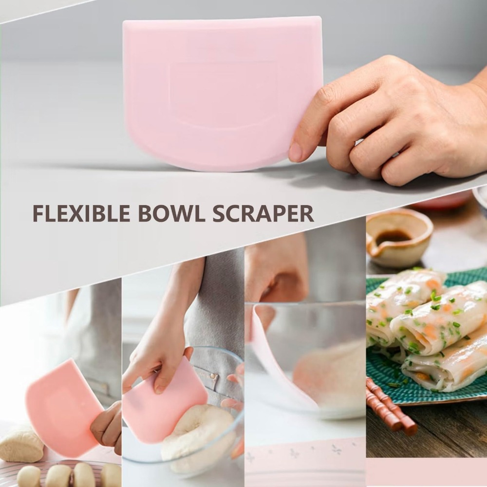 ที่ขูดแป้งและที่ขูดเค้กแบบยืดห - Bench Scraper Dough บทวิจารณ์และราคา