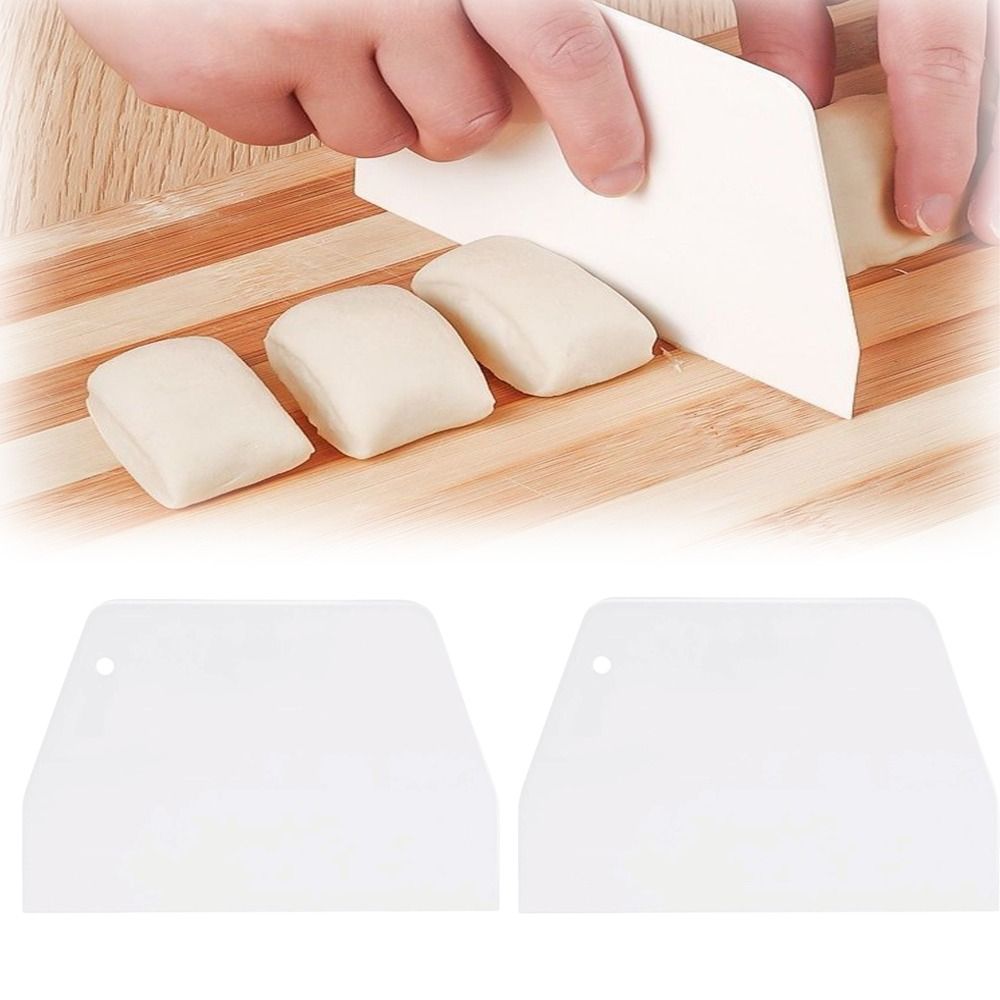 ที่ขูดแป้ง PP สำหรับสัมผัสอาหา - Bench Scraper Dough บทวิจารณ์และราคา