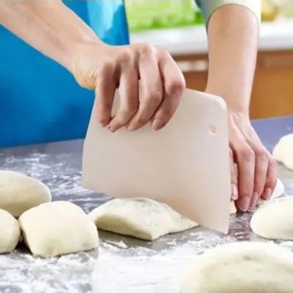 ที่ขูดแป้ง PP สำหรับสัมผัสอาหา - Bench Scraper Dough บทวิจารณ์และราคา