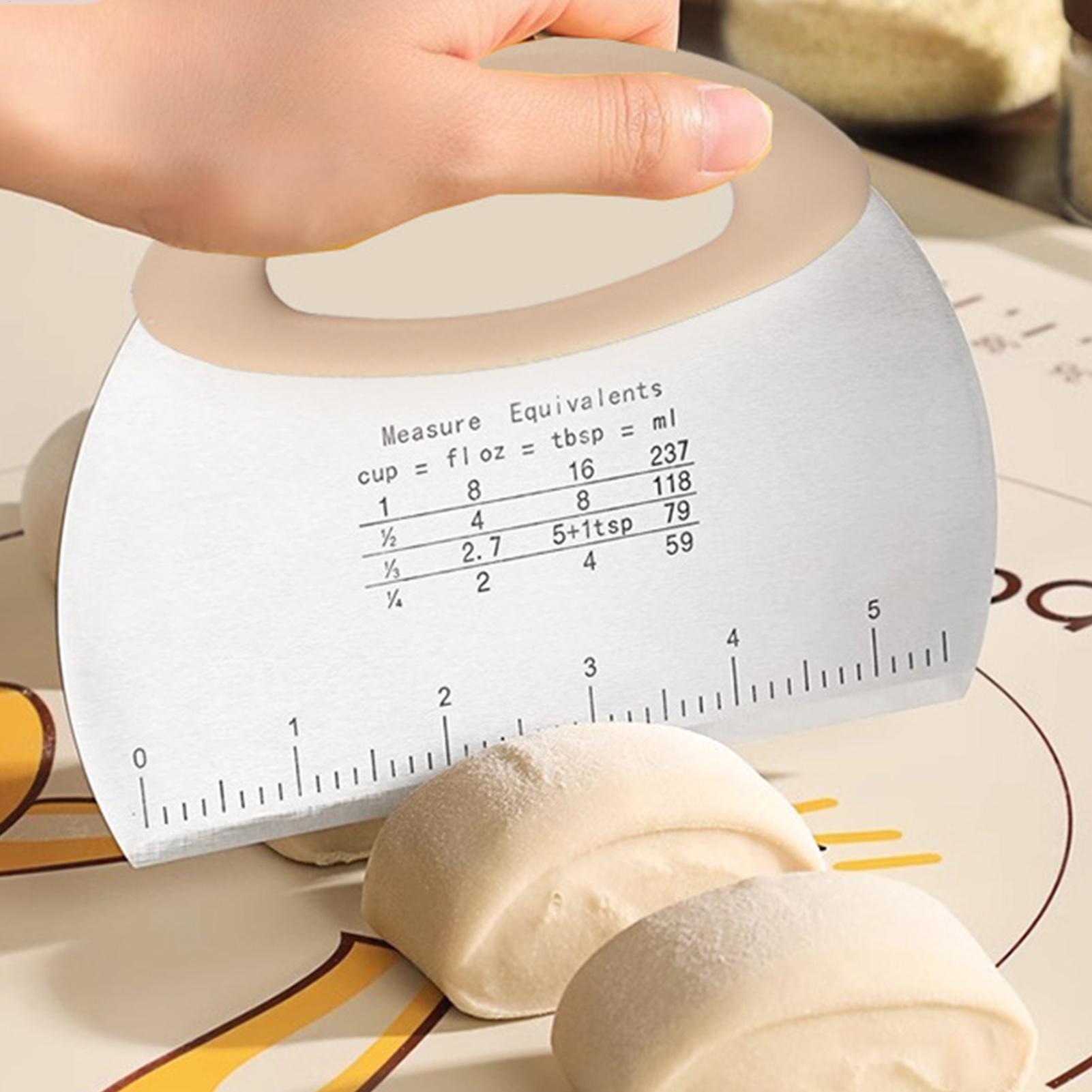 ที่ขูดแป้งในครัว สแตนเลส เครื่ - Bench Scraper Dough บทวิจารณ์และราคา