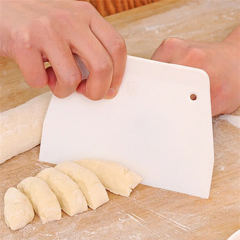 ที่ขูดแป้งพลาสติก 1 ชิ้น, ที่ข - Bench Scraper Dough บทวิจารณ์และราคา