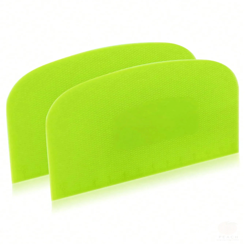 ที่ขูดแป้ง 2 ชิ้น ทำจากพลาสติก - Bench Scraper Dough บทวิจารณ์และราคา