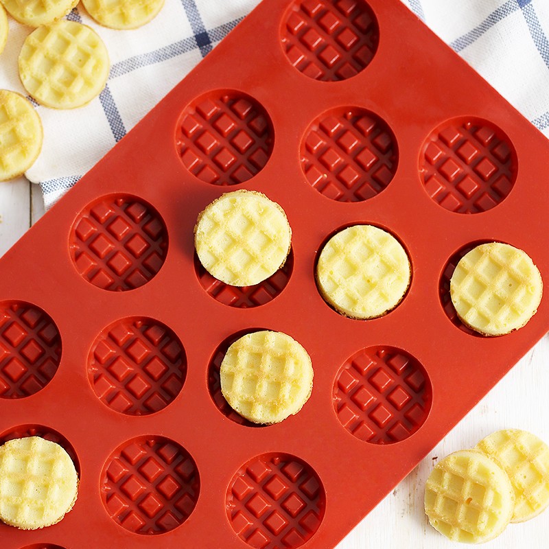 แม่พิมพ์วาฟเฟิลซิลิโคนเกรดอาหา - Kitchen Baking Kit บทวิจารณ์และราคา