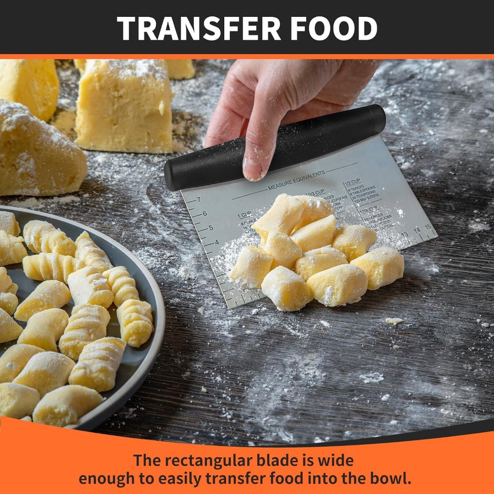 ที่ขูดและสับแป้งสแตนเลส - อุปก - Bench Scraper Dough บทวิจารณ์และราคา