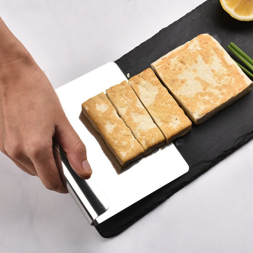 ที่ขูดแป้งสแตนเลส 304 แบบแบน เ - Bench Scraper Dough บทวิจารณ์และราคา