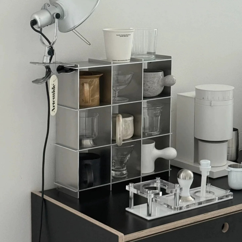 ชั้นวางแก้วอะลูมิเนียมอัลลอยด์ - Kitchen Zo บทวิจารณ์และราคา