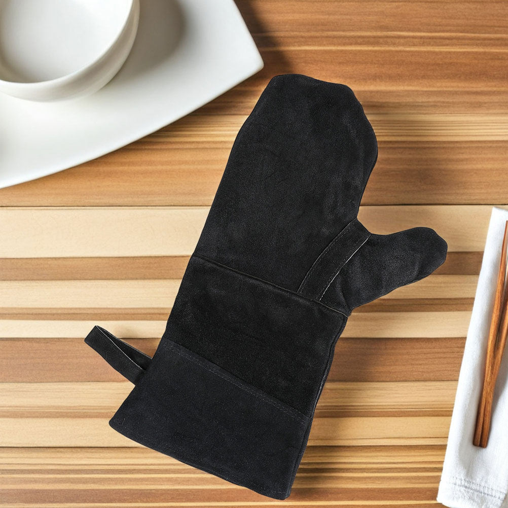 ถุงมือกันความร้อนสีดำ 3 ชิ้น ด - Kitchen Baking Gloves บทวิจารณ์และราคา