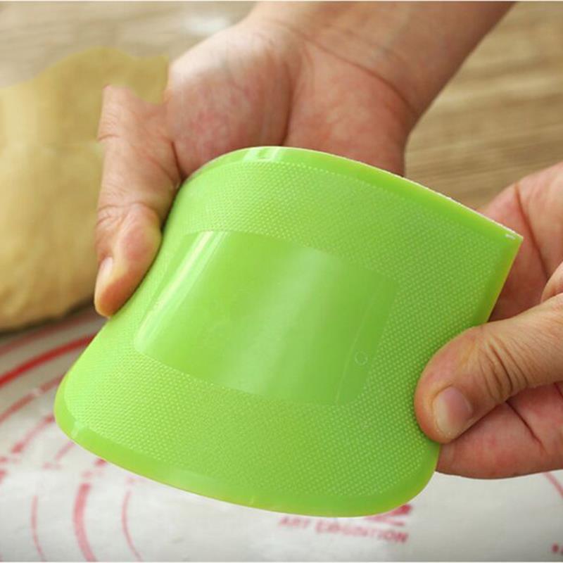 ที่ขูดแป้ง 1 ชิ้น ทำจากพลาสติก - Bench Scraper Dough บทวิจารณ์และราคา