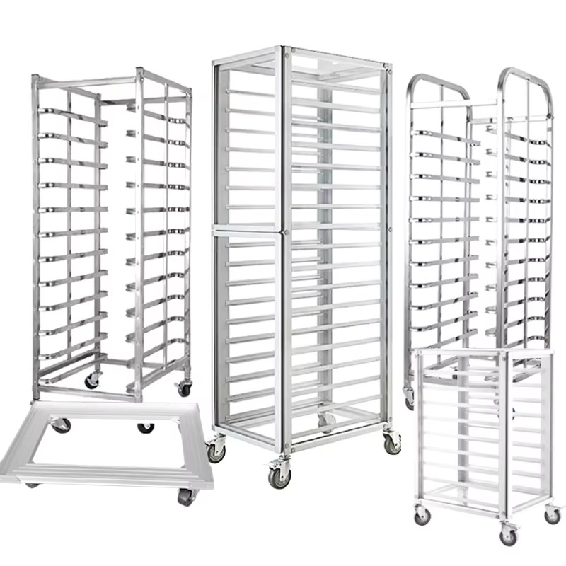 รถเข็นถาดอบขนมอลูมิเนียมแบบหลา - Kitchen Baking Trolley บทวิจารณ์และราคา