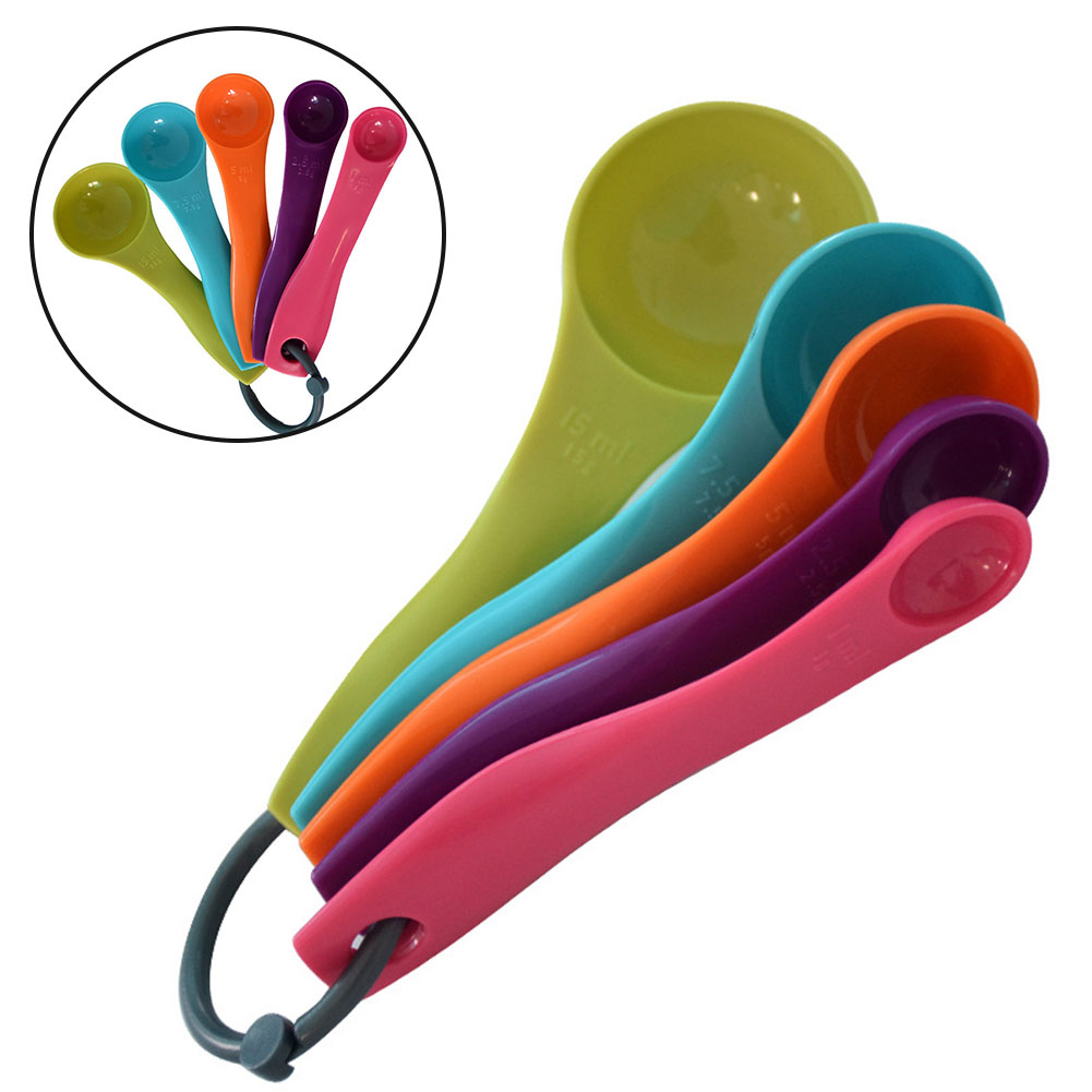 5 ชิ้นที่มีสีสันเกลือน้ํามันช้ - Kitchen Baking Kit บทวิจารณ์และราคา