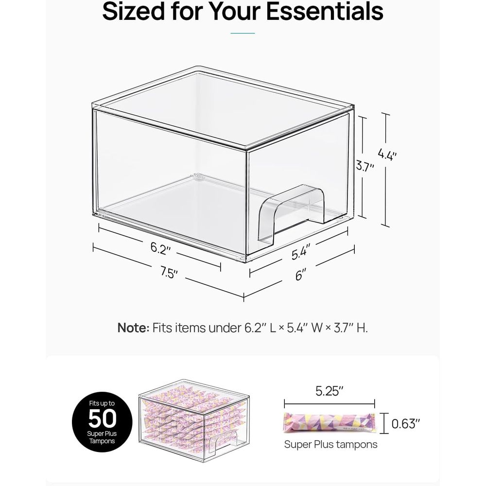 ลิ้นชักเก็บของแบบใสขนาดเล็กซ้อ - Kitchen Zo บทวิจารณ์และราคา