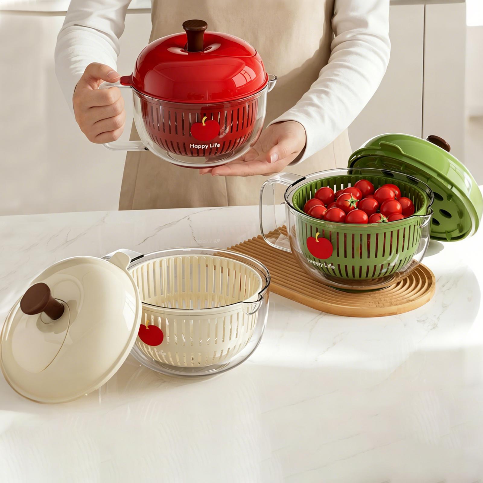 เครื่องล้างผักดีไซน์แอปเปิ้ล,  - Kitchen Job บทวิจารณ์และราคา