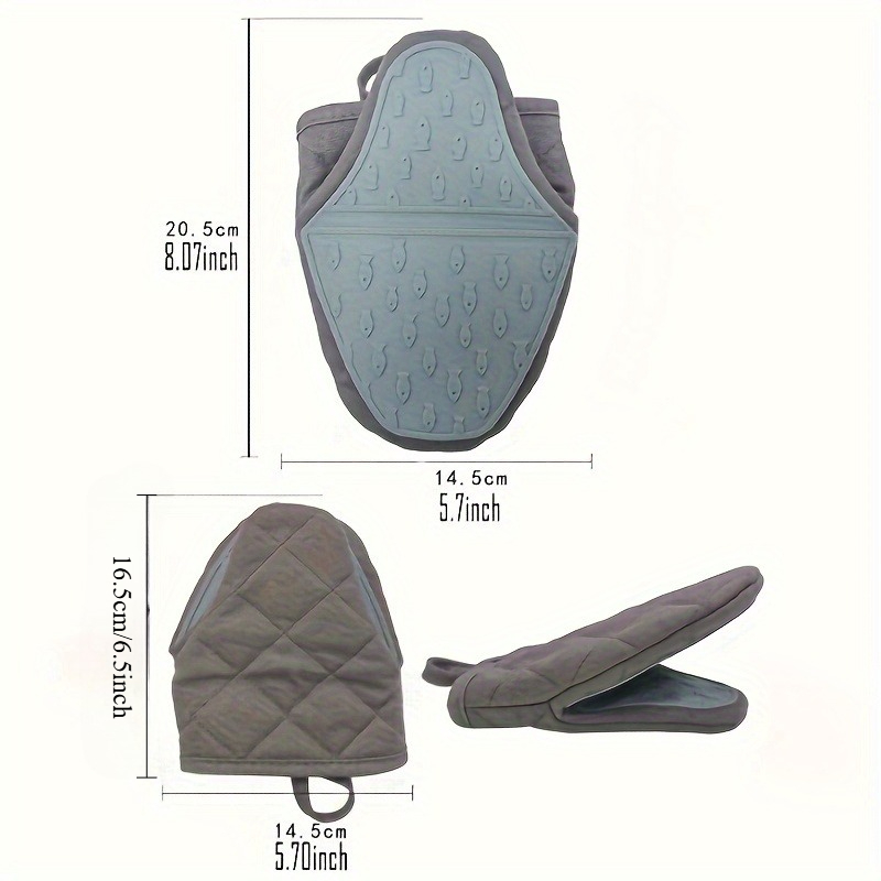 แผ่นรอง 1 ชิ้น |   ที่จับตามหล - Kitchen Baking Gloves บทวิจารณ์และราคา