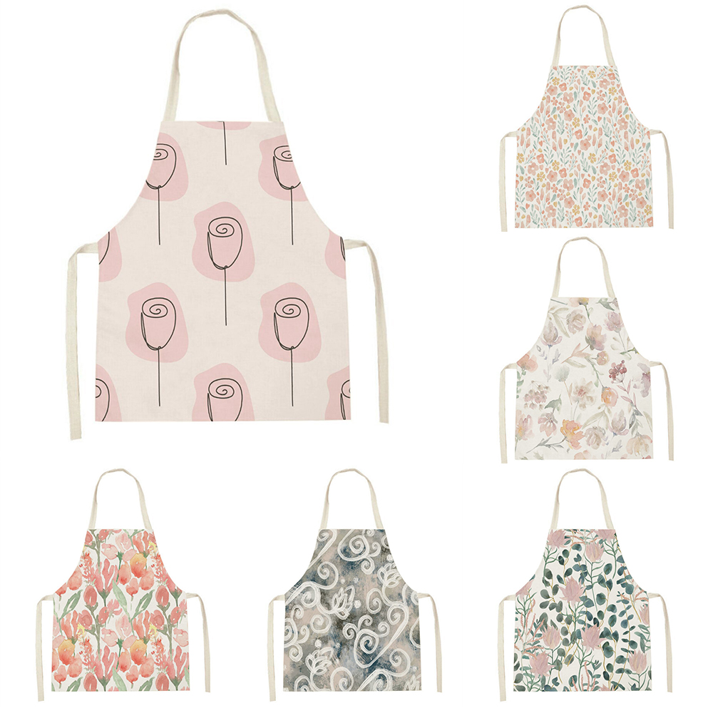 ดอกทิวลิปสีชมพูผ้ากันเปื้อนครั - Baking Kitchen Kids บทวิจารณ์และราคา