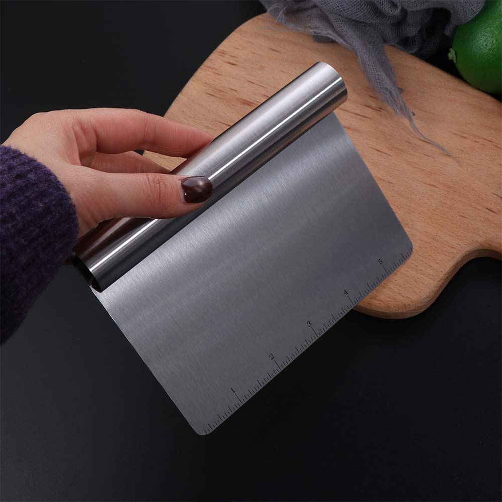 ที่ตัดแป้งสแตนเลสอเนกประสงค์ ข - Bench Scraper Dough บทวิจารณ์และราคา
