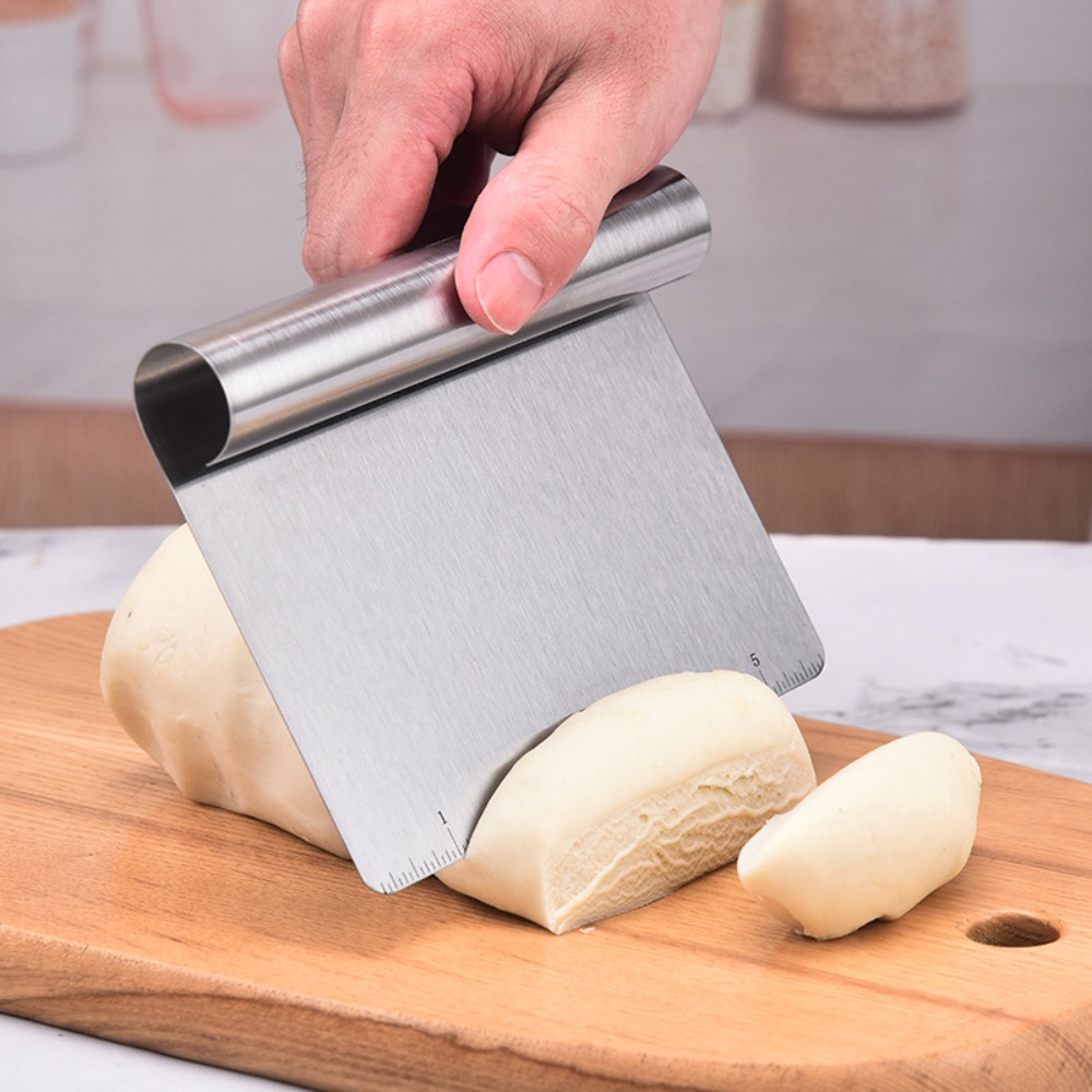 ที่ตัดแป้งสแตนเลสอเนกประสงค์ ข - Bench Scraper Dough บทวิจารณ์และราคา