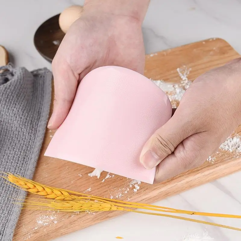 ที่ขูดแป้ง 2 ชิ้น ทำจากพลาสติก - Bench Scraper Dough บทวิจารณ์และราคา