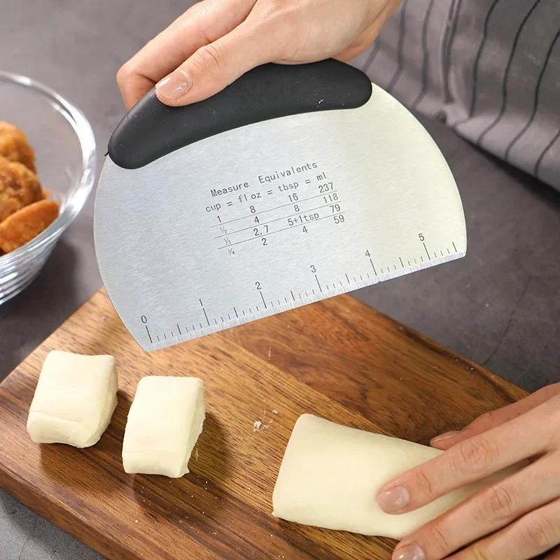 ที่ขูดแป้ง ที่ตัดแป้งขนมปัง พิ - Bench Scraper Dough บทวิจารณ์และราคา