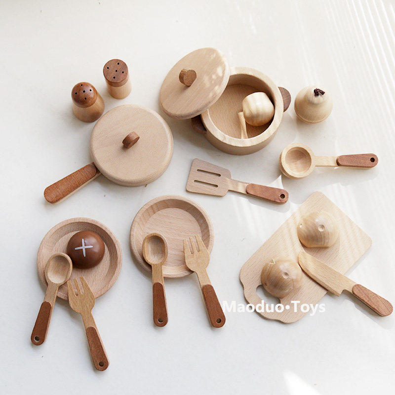 ชุดครัวไม้บีชสำหรับเด็กของเล่น - Kitchen Baking Kit บทวิจารณ์และราคา