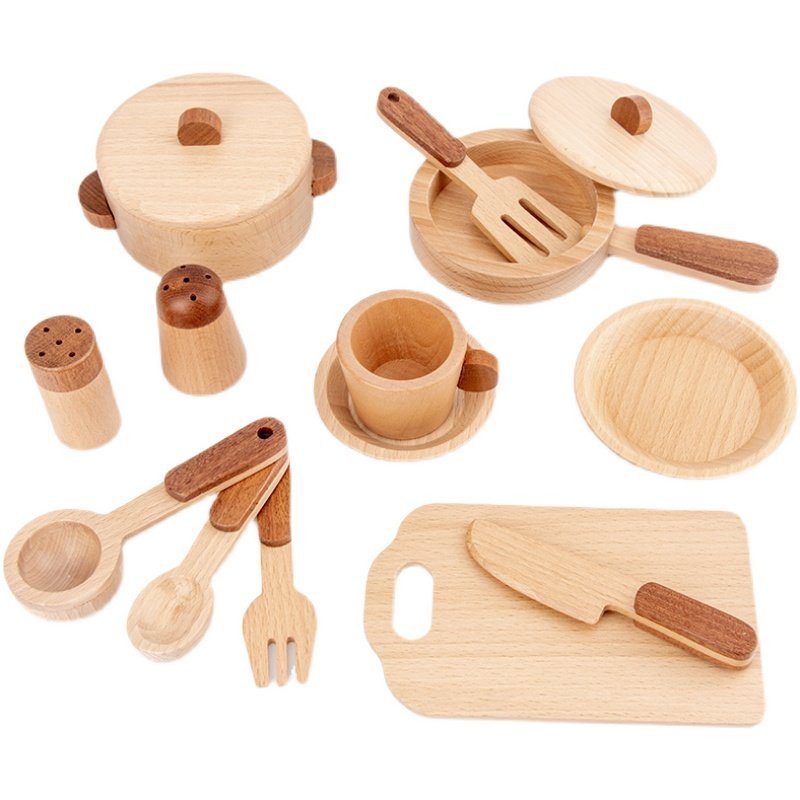ชุดครัวไม้บีชสำหรับเด็กของเล่น - Kitchen Baking Kit บทวิจารณ์และราคา