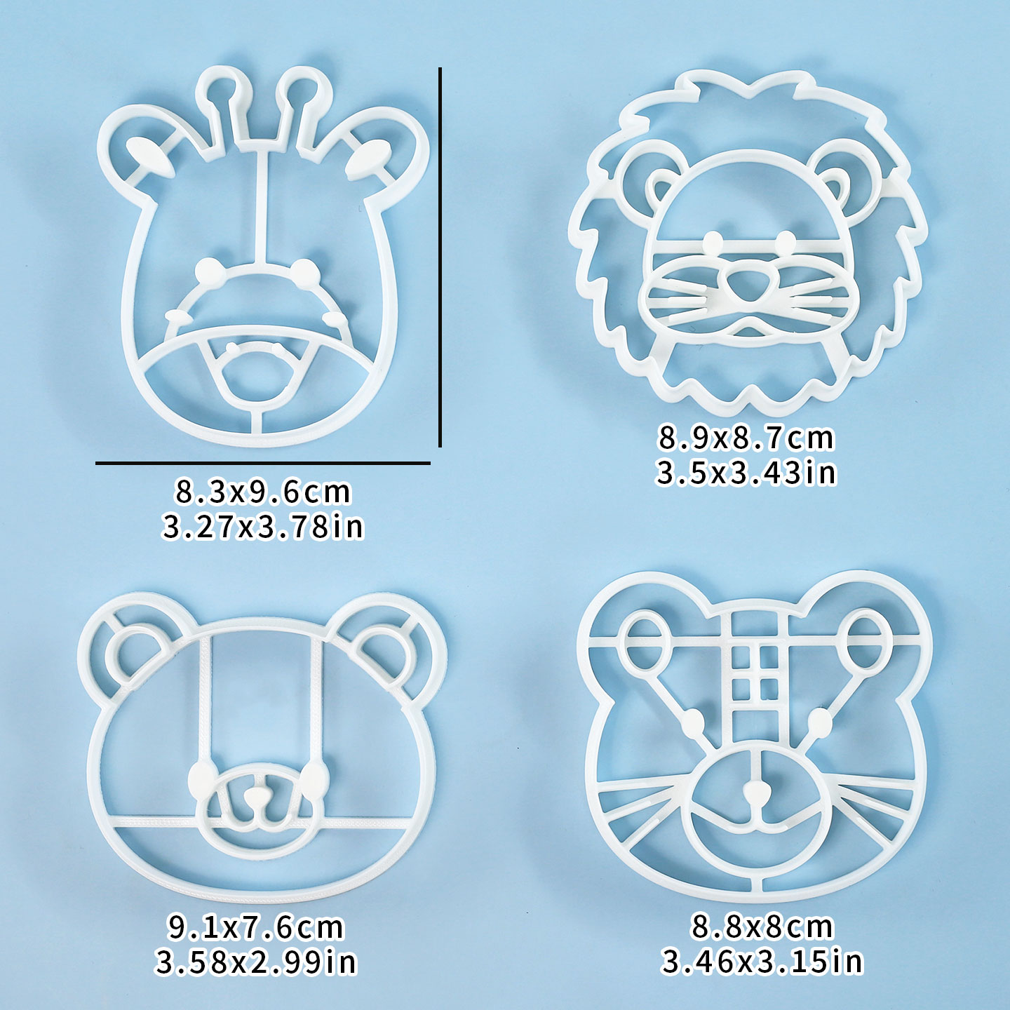 ชุดตัวตัดคุกกี้รูปสัตว์ 4 ชิ้น - Kitchen Baking Kit บทวิจารณ์และราคา