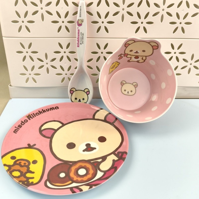 ชุดจานพิมพ์ลายริลัคคุมะสุดน่าร - Kitchen Baking Utensil Set บทวิจารณ์และราคา