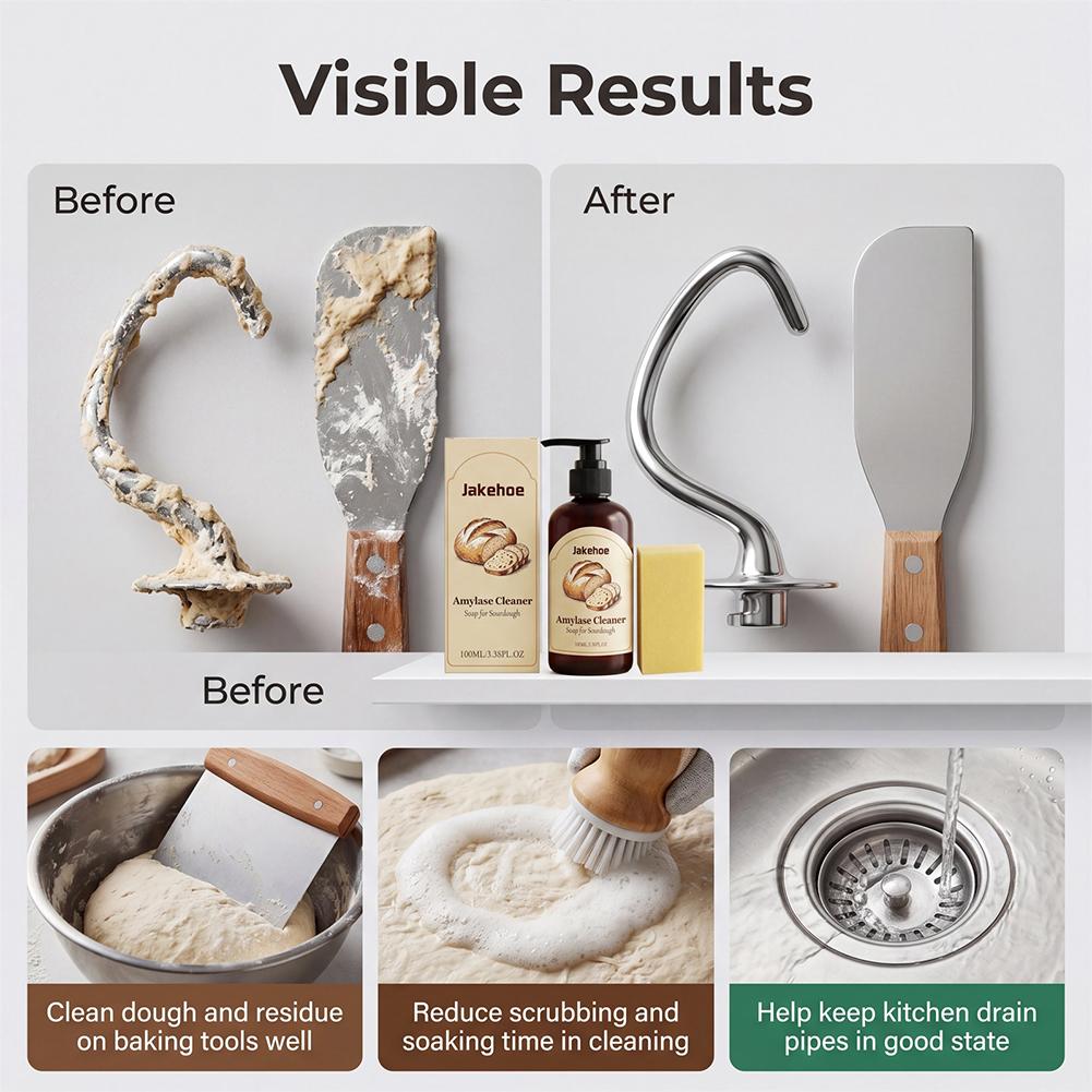 สบู่ทำความสะอาดแป้งโดว์ สำหรับ - Kitchen Baking Mess บทวิจารณ์และราคา