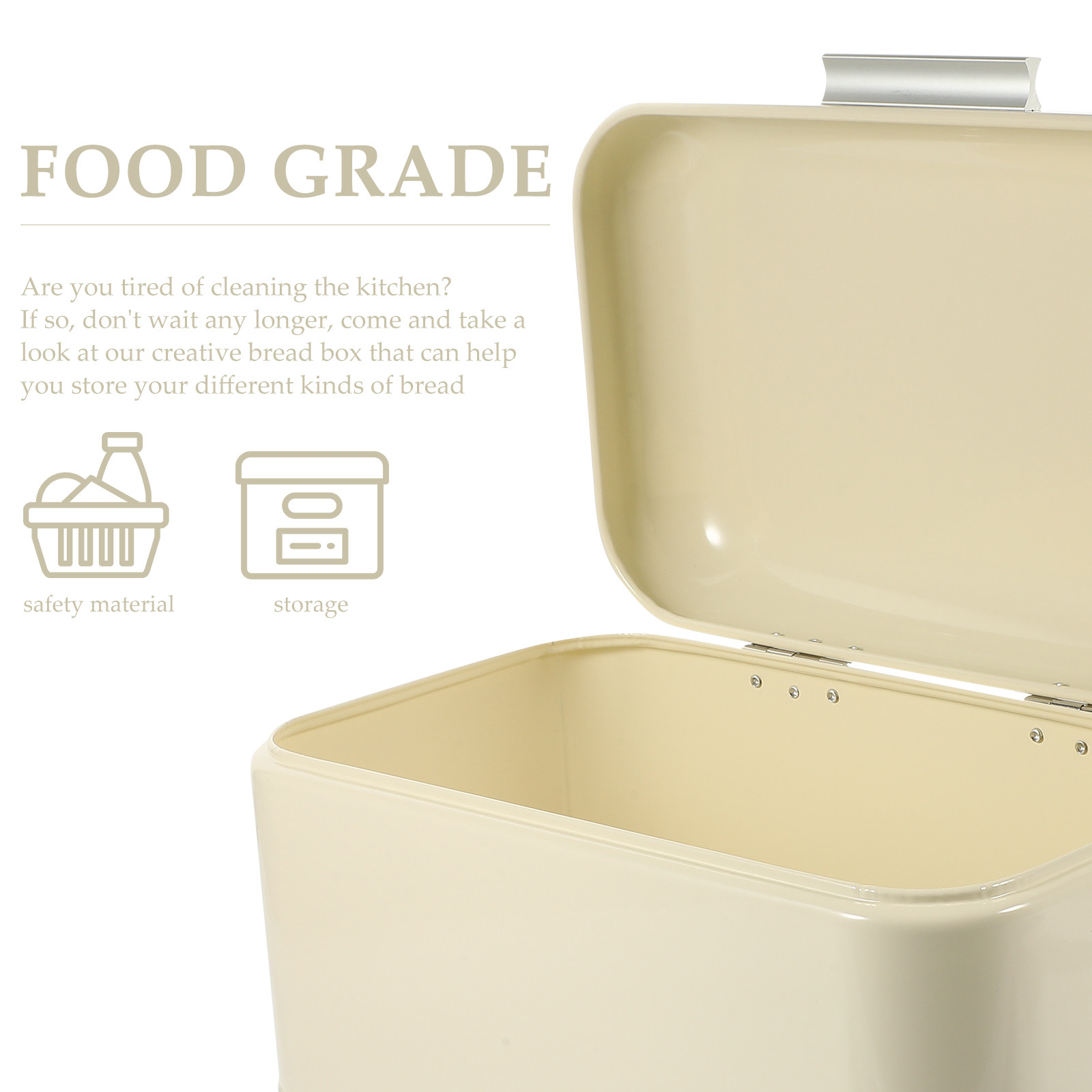 กล่องใส่ขนมปังสไตล์เรโทร ทำจาก - Kitchen Baking Counter บทวิจารณ์และราคา
